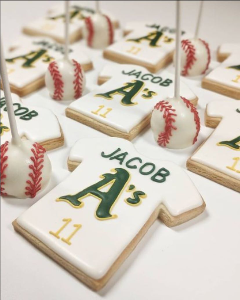 Baseball cookies
