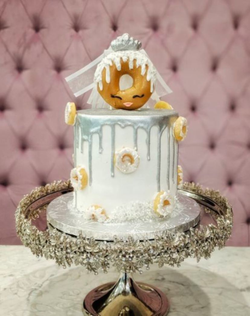 Bridal Shower Donut Cake